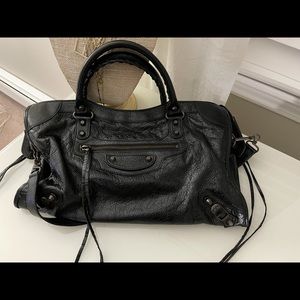 Black Balenciaga City Bag